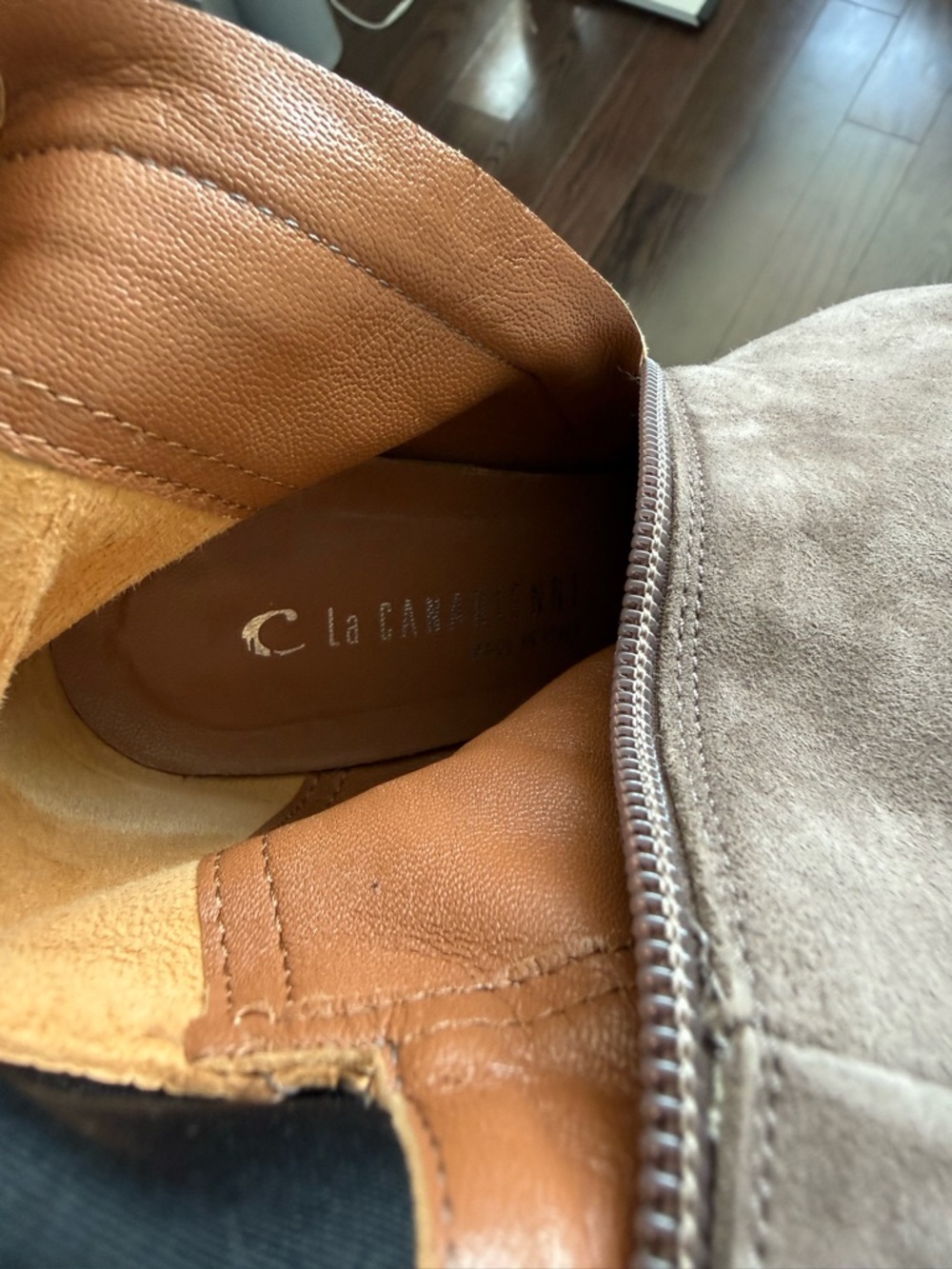 La Canadienne Knee-high Suede Boots - Picture 7 of 7